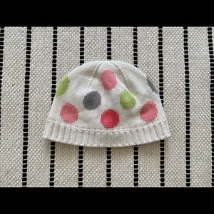 NWT Janie And Jack polka dot beanie hat
